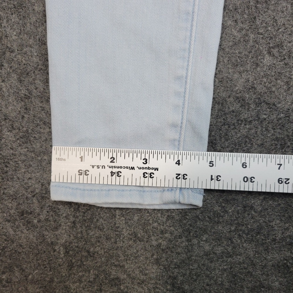 Levis 721 Cargo Jeans Womens 27 Blue Y2K Streetwear Grunge High Rise Skinny Leg - Picture 9 of 13